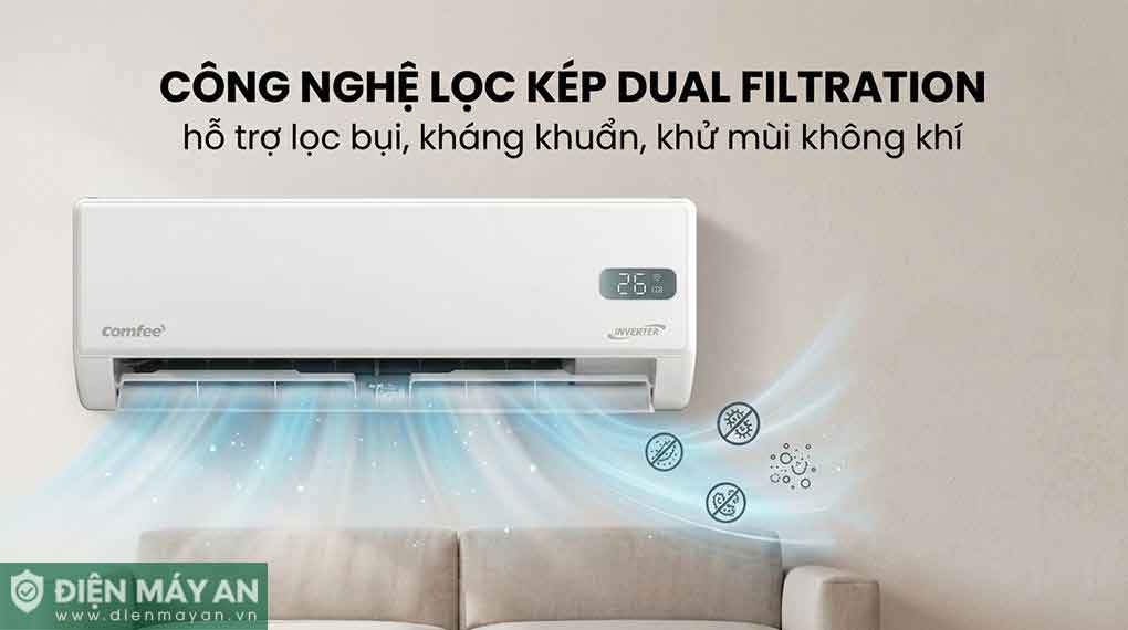Điều hoà Comfee Inverter 18000 BTU 1 chiều CFS-18VGX